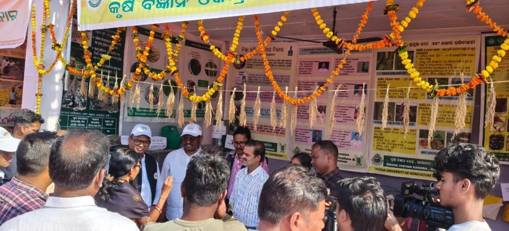 Exhibition during Farm Mechanization Mela- Gunupur